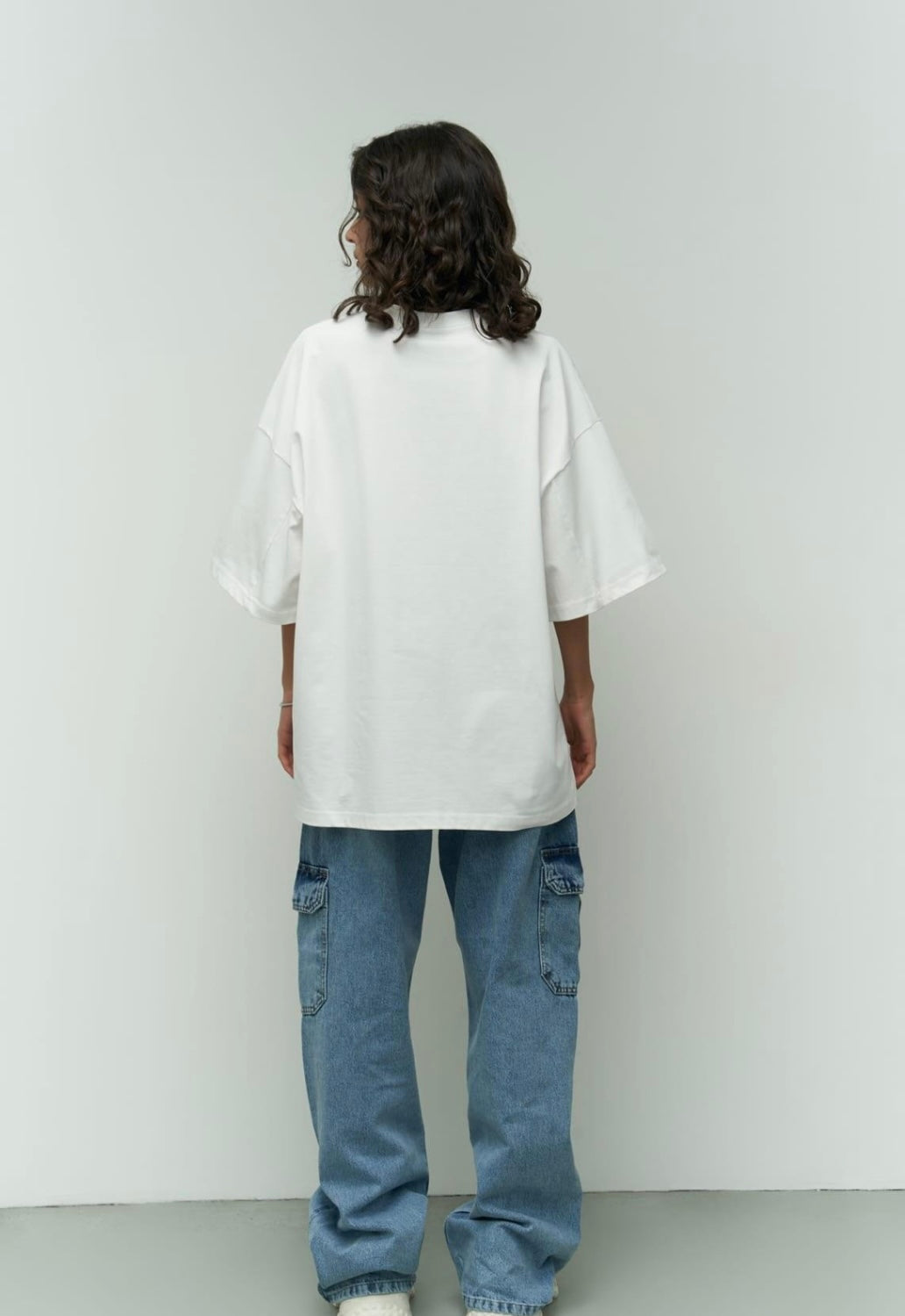 Oversize T-Shirt - weiss