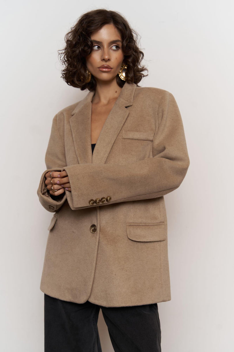 Oversize Blazer | taupe - coming soon