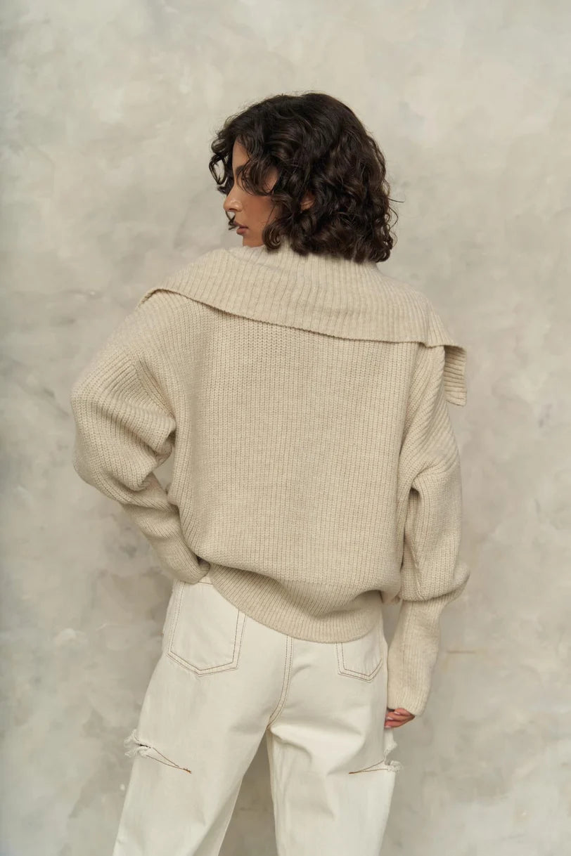 Strickjacke | beige - coming soon