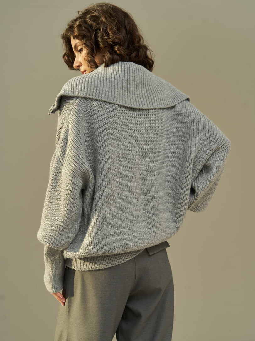 Strickjacke | grau - coming soon