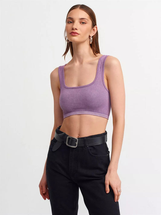 Crop Top - lila