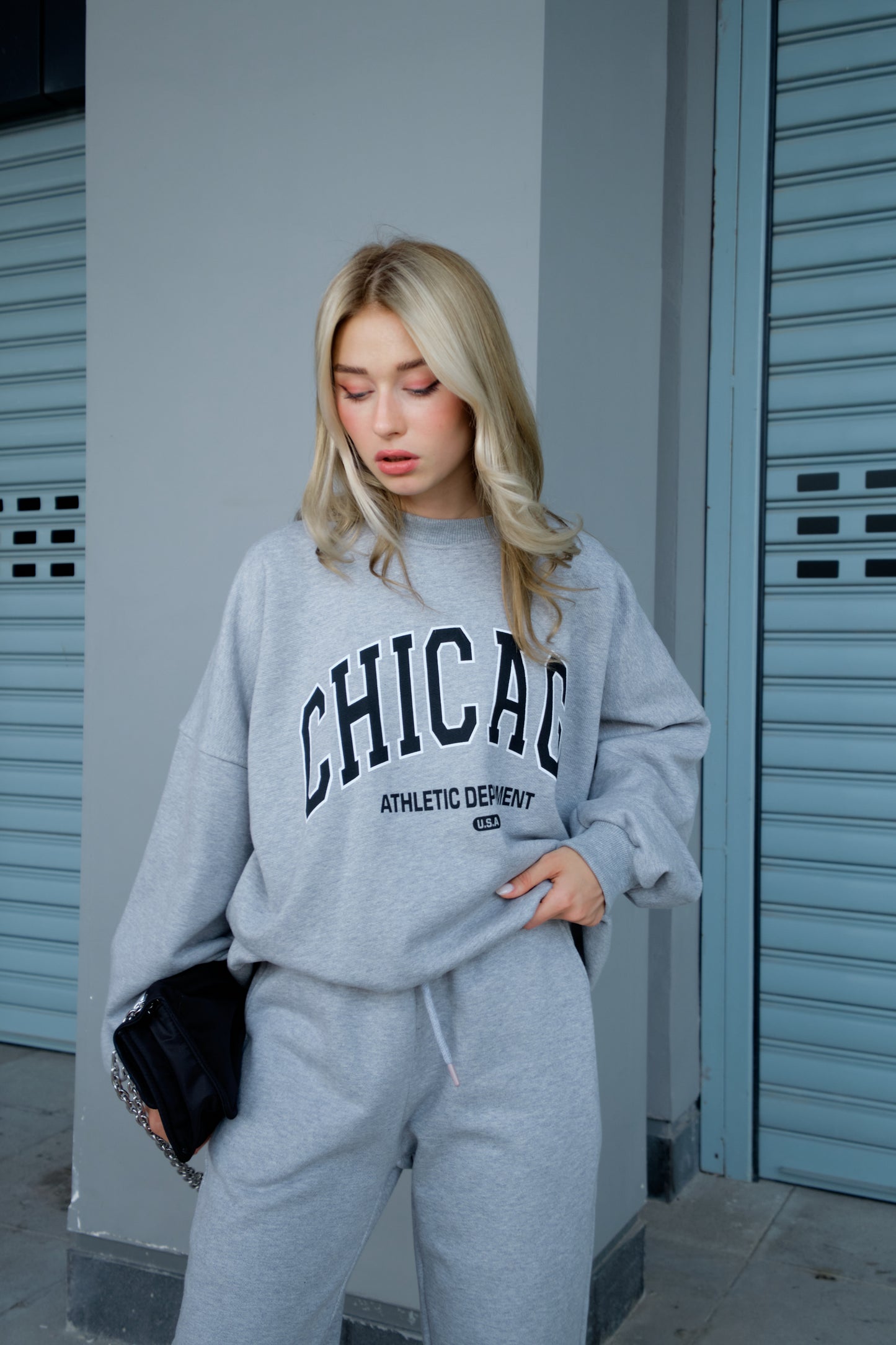 Oversize Sweatshirt - grau