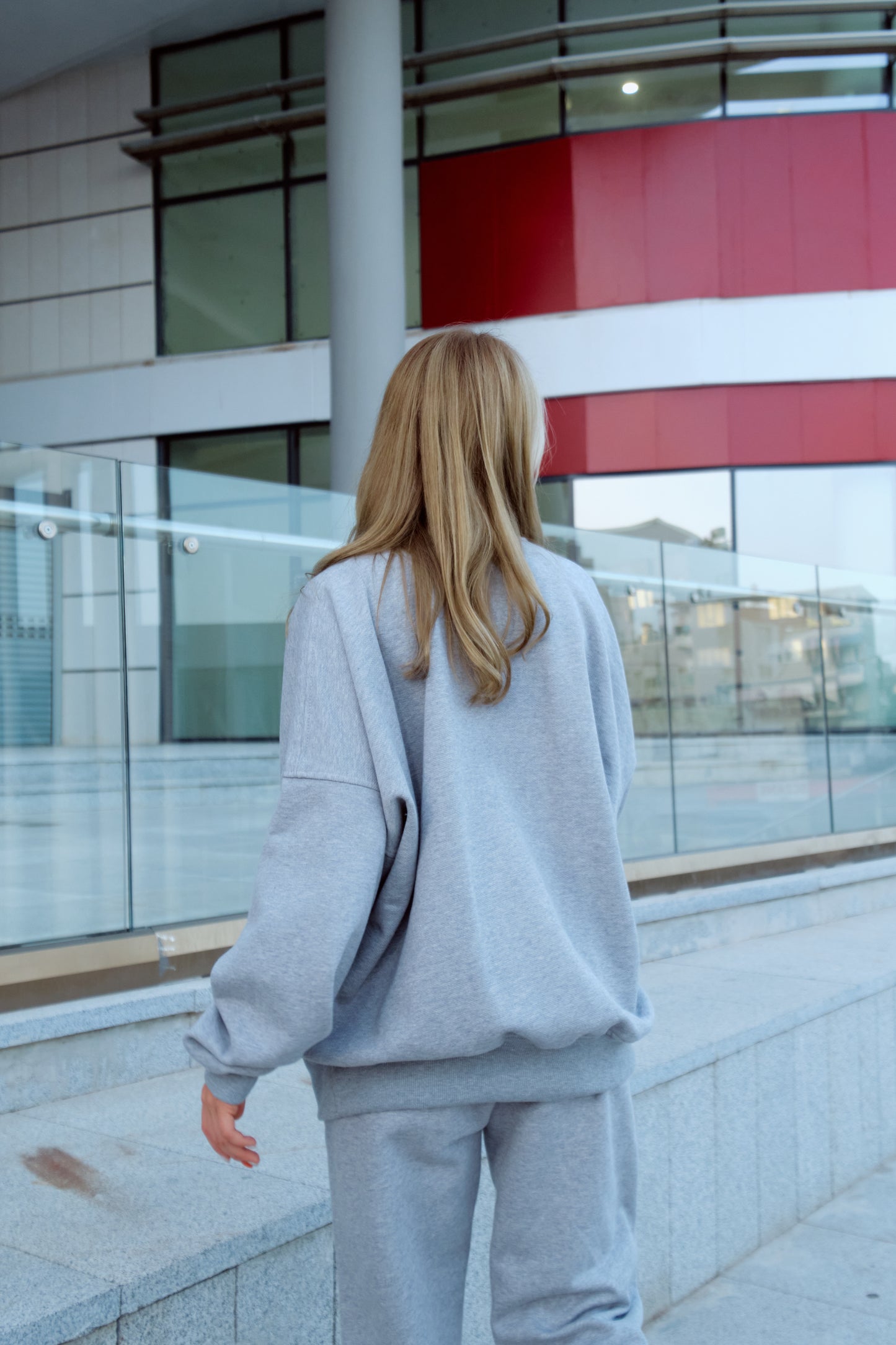 Oversize Sweatshirt - grau