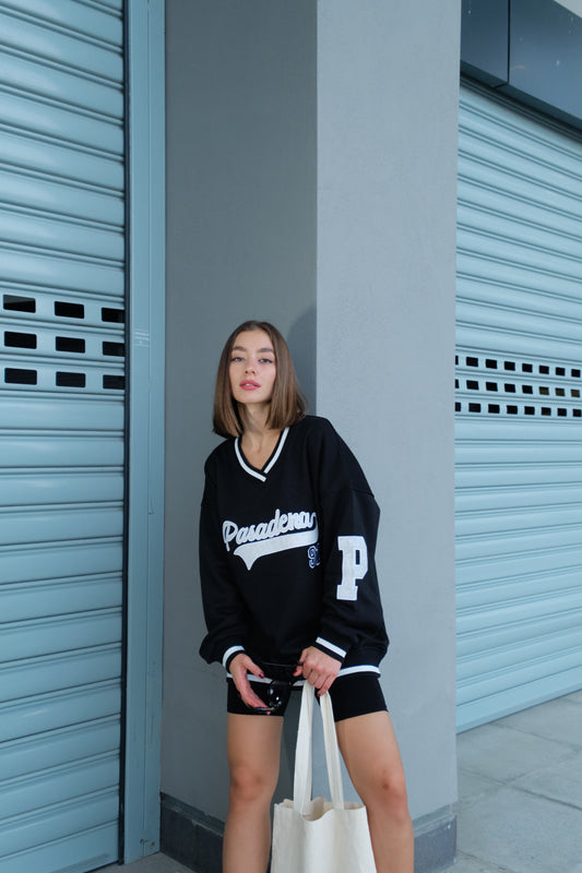 Oversize Sweatshirt - schwarz